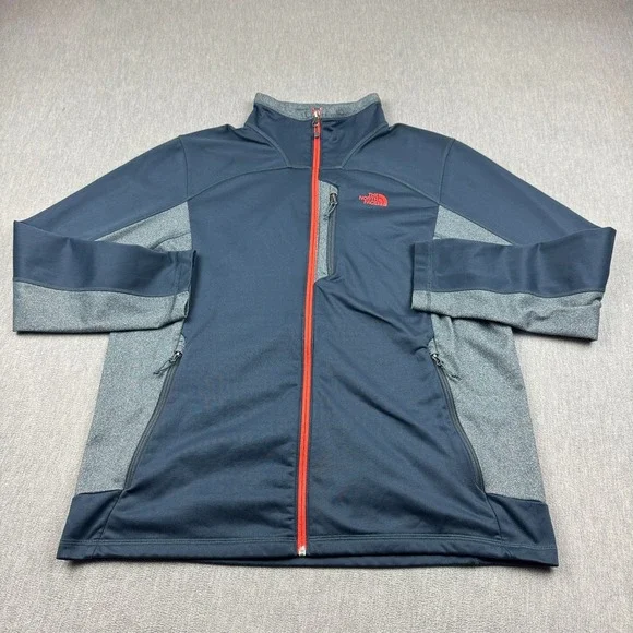 The North Face Jacket Mens XL Blue Cinder Tenacious Full Zip Hiking Outdoor - Picture 1 of 12